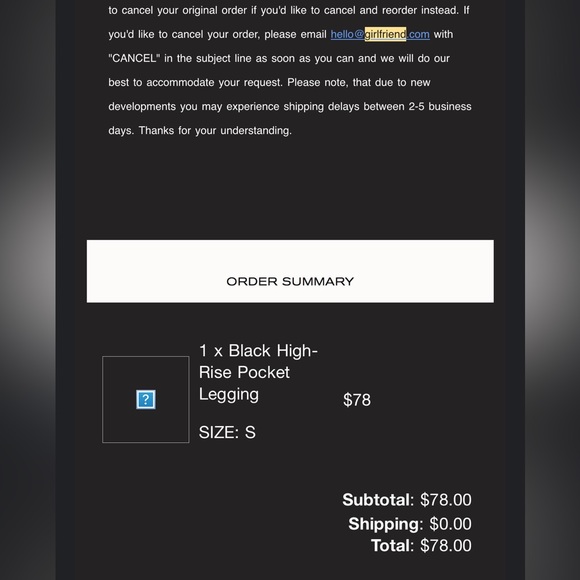 Girlfriend Collective black high rise compressive pocket leggings - Picture 4 of 8